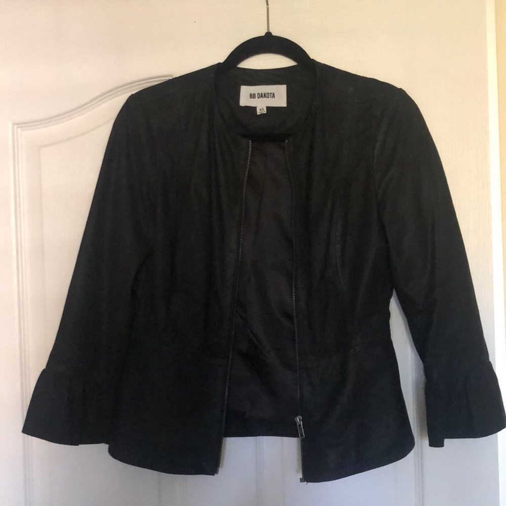 BB Dakota Black Leather Jacket